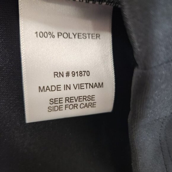 NWT Pebble Beach Men's Quarter Zip Pullover in Black‎ Size Large - Picture 8 of 8